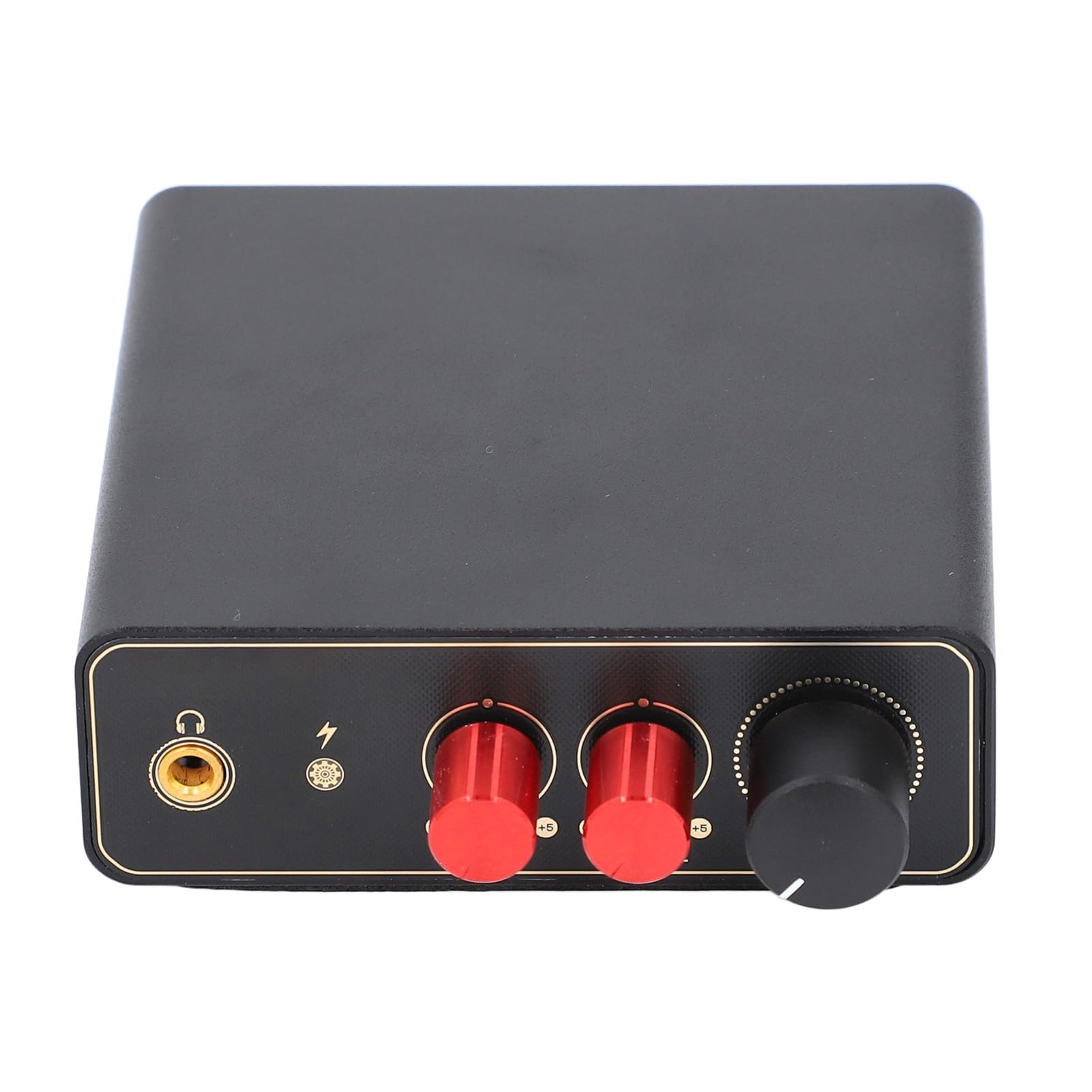 Generic Mini Caja Estéreo con Preamplificador de Escenario Phono con Amplificador de Auriculares para un Sonido Claro, para Entusiastas del Vinilo, Tamaño de 3,31 X 3,31 X 1,1 Pulgadas
