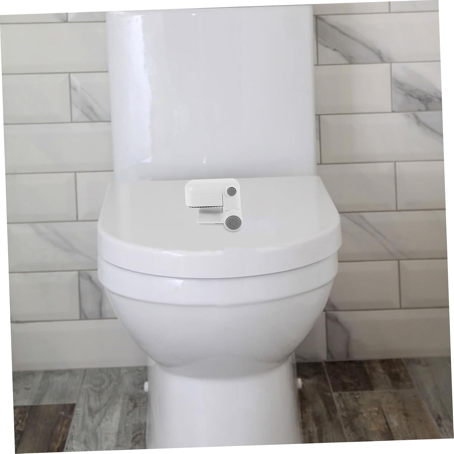 SHOWERORO Childproof Toilet Lid Lock Safety Lock for Bathroom Pet Proofing Easy Install for Home