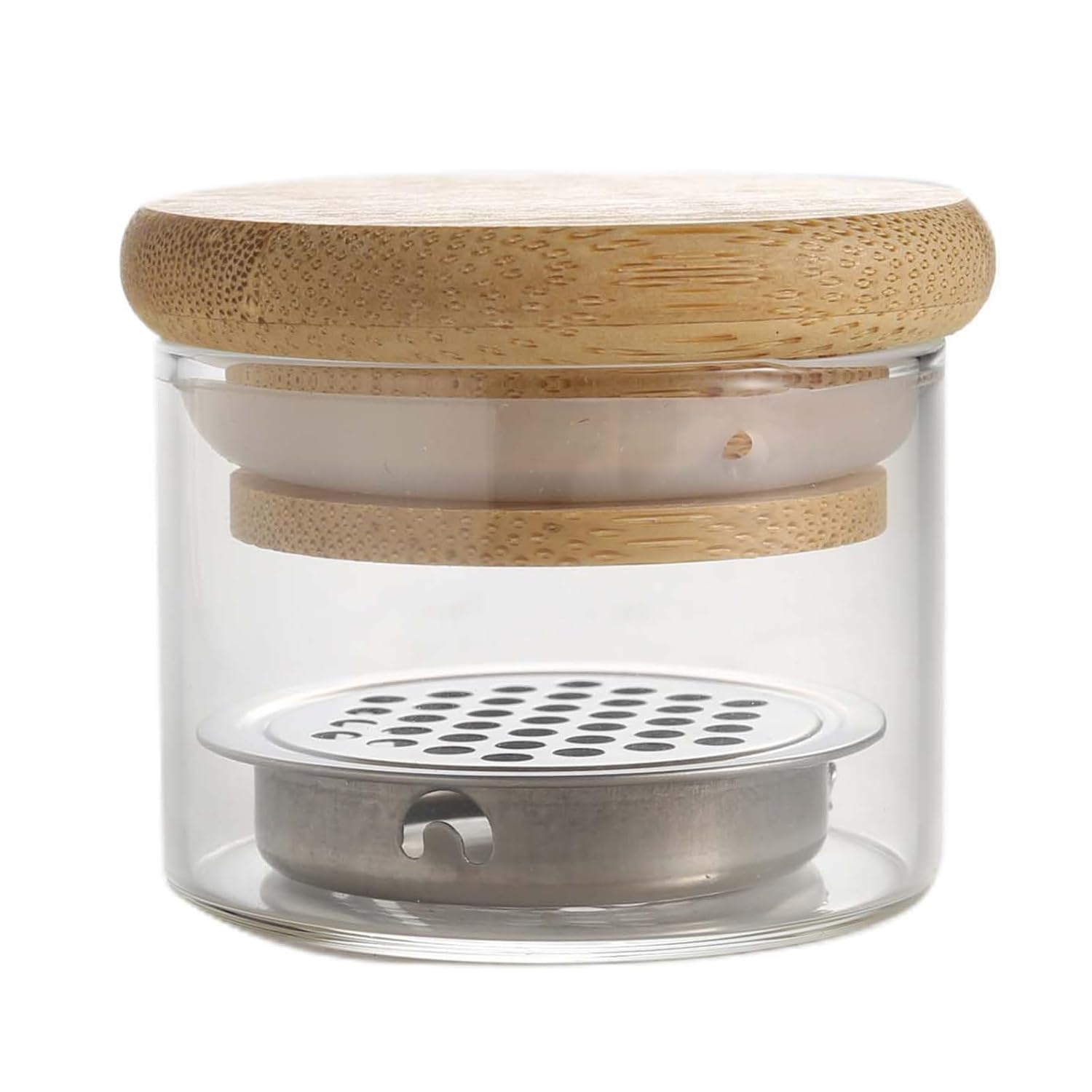 Reinforced Glass Nails Cup with Meshes Strainer and NonSlip Bottom for Gel Polishing Tools Nails Art Brush Cup with Lid