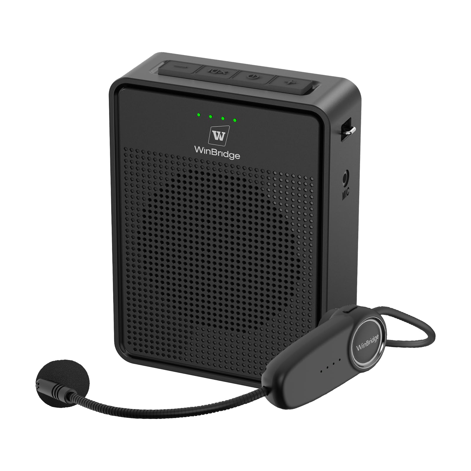 Voice Amplifier Wireless Microphone Headset, Original Sound Ultra Portable Microphone and Speaker, 15W Megaphone Speaker with Bluetooth Mic, Personal PA System for Teachers Classroom Tour Guide B002