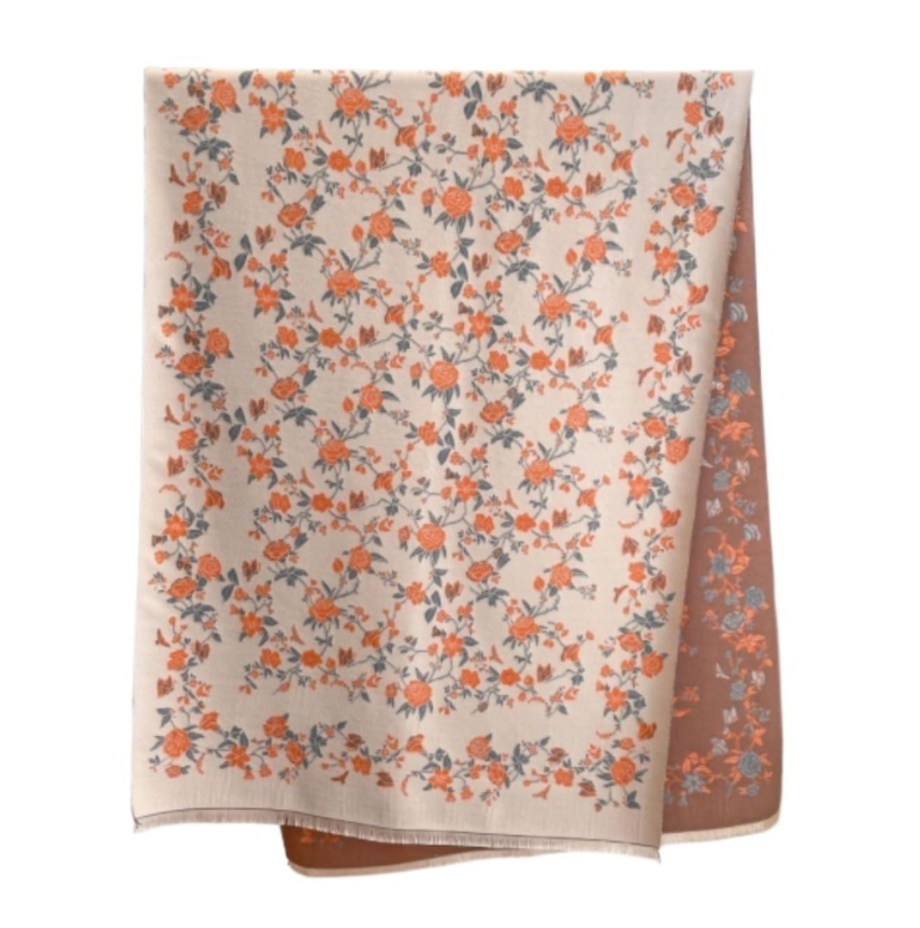 Bufanda Chal Fular Pañuelo Bufandas Mujer Imitación Cachemira Tacto Suave Bufanda Cálida Invierno Estampado Floral Mantón Manta fulares estolas