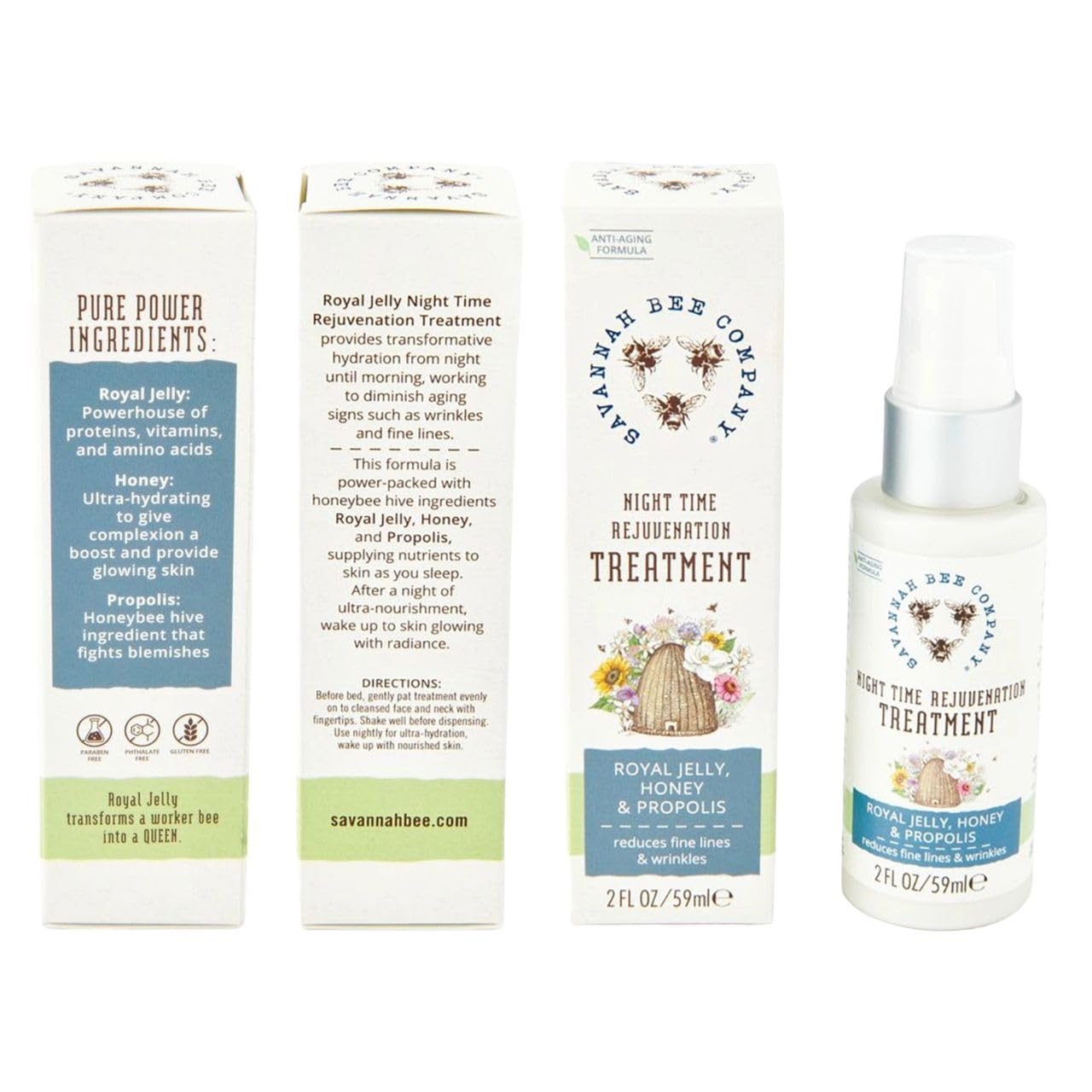 Savannah Bee Company Night Time Rejuvenation Treatment