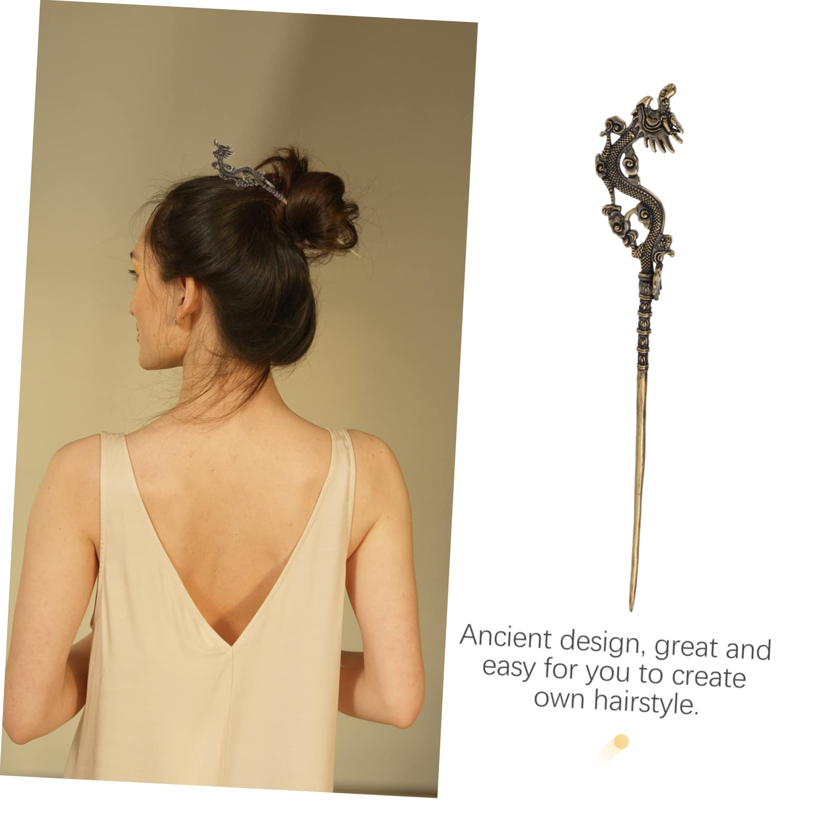 MAGICLULU 6 Stk Handarbeit Teenadel Vintage Haarnadel Haarspangen für Mädchen elegant frisierumhang Tiara Haarklammer Haarnadel Teenadel Messing Kristall Haarstock Antiquität