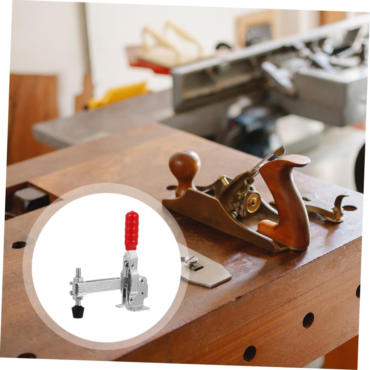 2pcs Welding Toggle Clamps Durable Hold down Clamps Locking Mechanism for Woodworking and Jig Integration