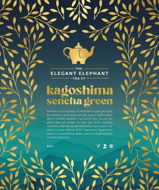 The Elegant Elephant Japanese Sencha Green Tea from Japan