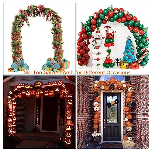 Mr. Ton Garden Arch, Wedding Arch, Garden Arbor Pergola For Indoor/ Outdoor Lawn Garden Various Climbing Plants, 7'8" High X 4'5" Wide #TOP2