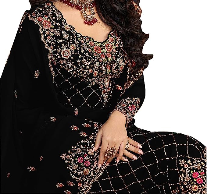 Indian Pakistani Party Wear Eid Special Fashion Designer Straight Salwar Kameez Churidar Suit for Women Ready to Wear4