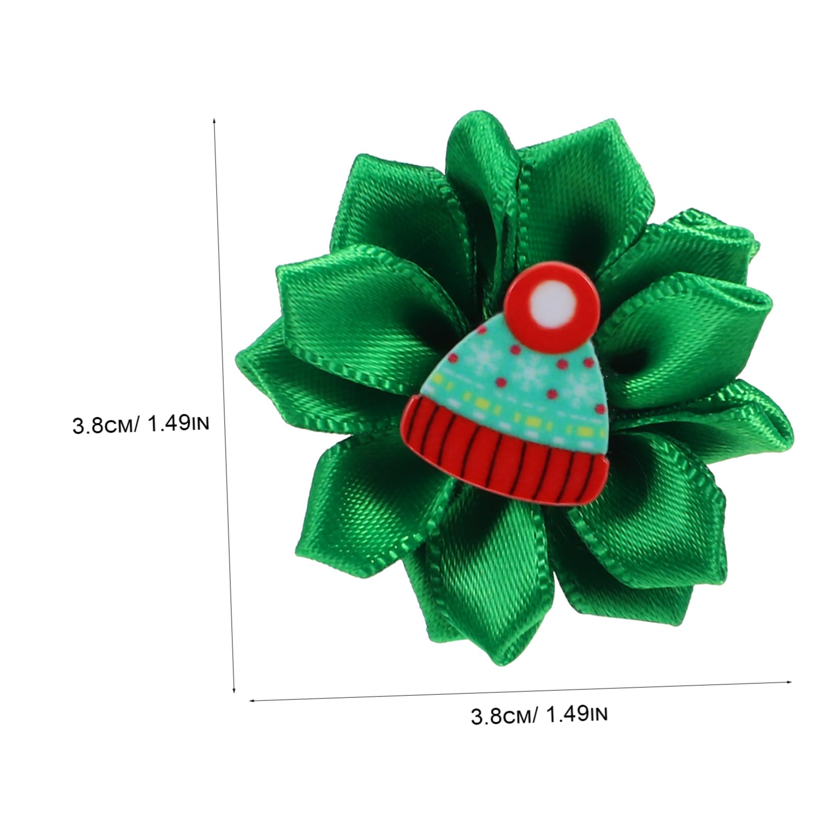 Abaodam 30Pcs Christmas Dog Hair Bows with Rubber Bands Vibrant Pet Ornaments for Dogs and Cats Cute Accessories for Festive Occasions Soft Material