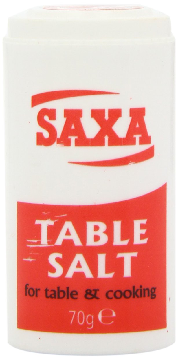 Saxa Table Salt 70 g (Pack of 24)