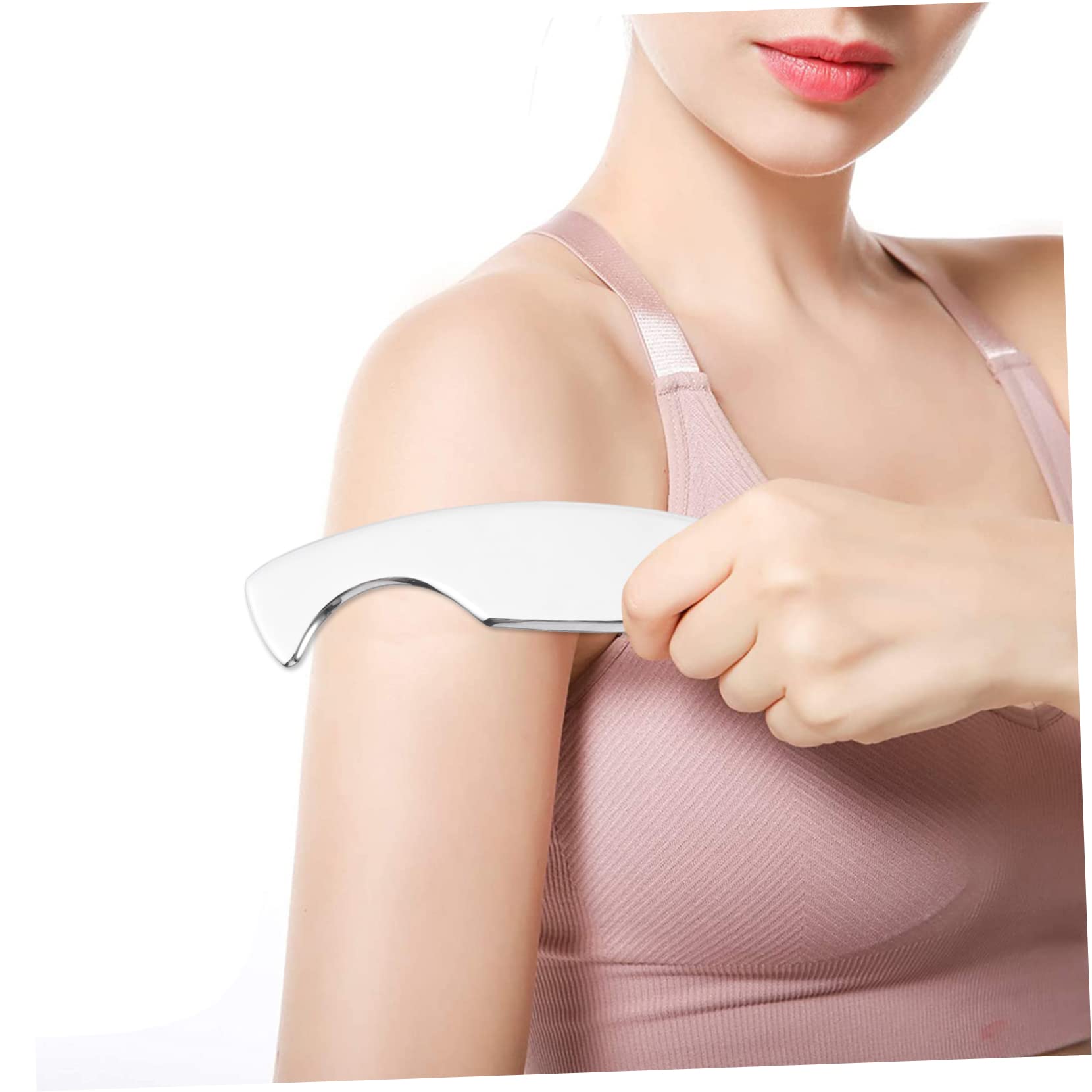 Facial Inoxidable Para Masaje Herramienta De Para Espalda Piernas Brazos y Cuello Para Relajar Músculos y