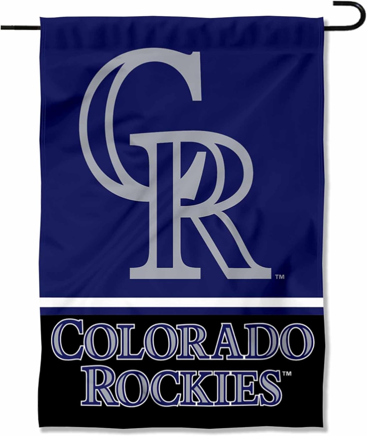 Colorado Rockies Double Sided Garden Flag