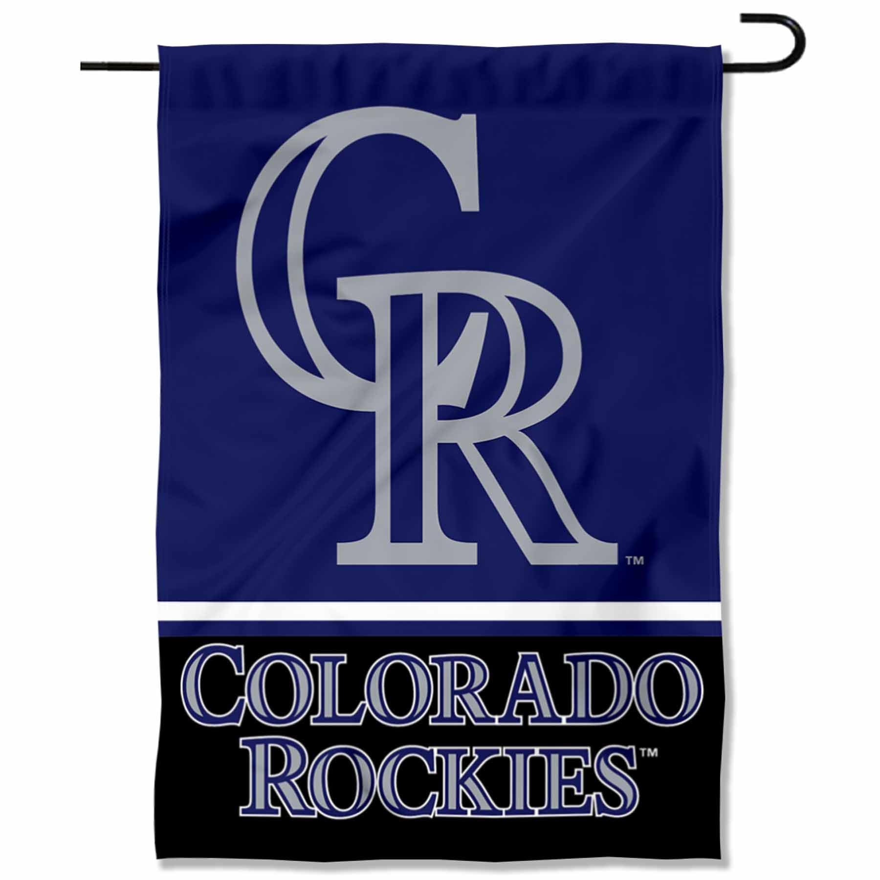 Drapeau de jardin Colorado Rockies WinCraft double face décoration MLB
