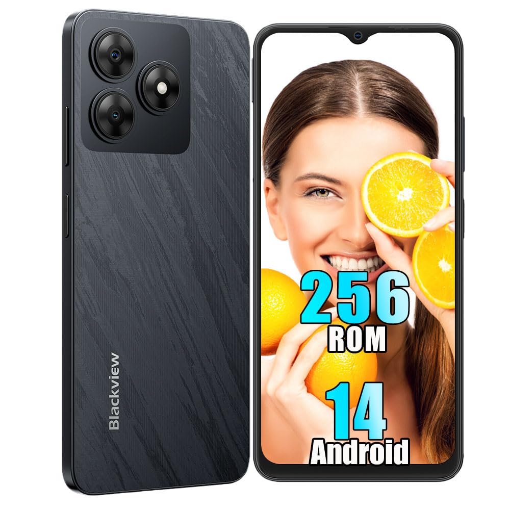 Blackview ブラック 本体 スマートフォン 8 WAVE Blackview WAVE 12GB+128GB/TF2TB Unlocked, Free Sim Phones Mobile 8 スマートフォン本体