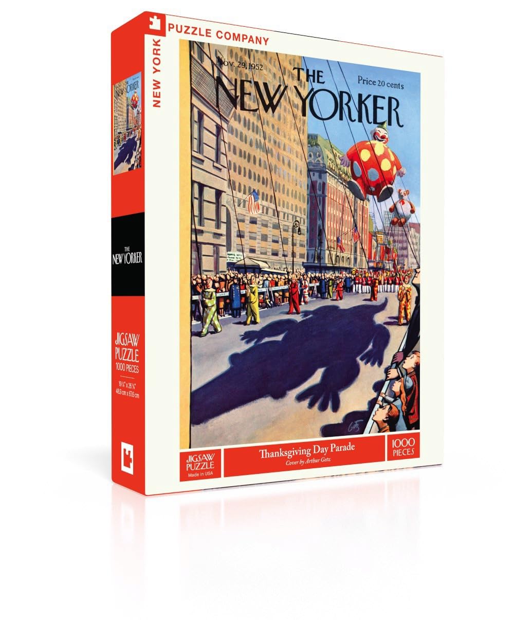 New Yorker Thanksgiving Day Parade - 1000 Piece Jigsaw Puzzle for Adults by Arthur Getz
