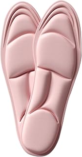 Insertos de zapatos Soporte de de mujeres | 1 par de plantillas que absorben las soldaduras, transpirable, inhibición de olor, insertos de zapatos para el masaje de los pies abovedados.