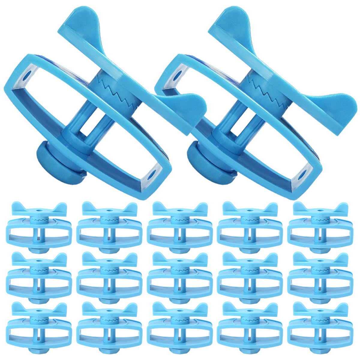 Isolatore Tenditore per Filo Recinzione Elettrica 24 Pezzi Blu