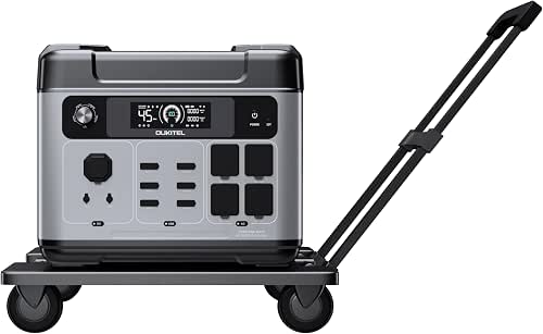 OUKITEL P2001 PLUS Portable Power Station, 2400W Solar Generator with