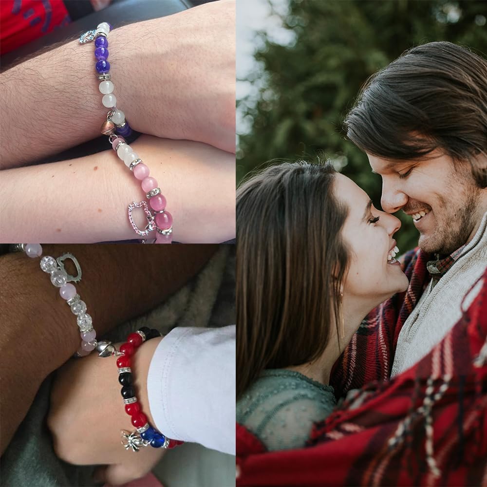 Elphaba Galinda Matching Bracelets -Braided Friendship Bracelet- Rhinestone Crown Witch Hat Matching Bracelets -Couples BFF Accessories Gifts for Fans Party Dress Decor