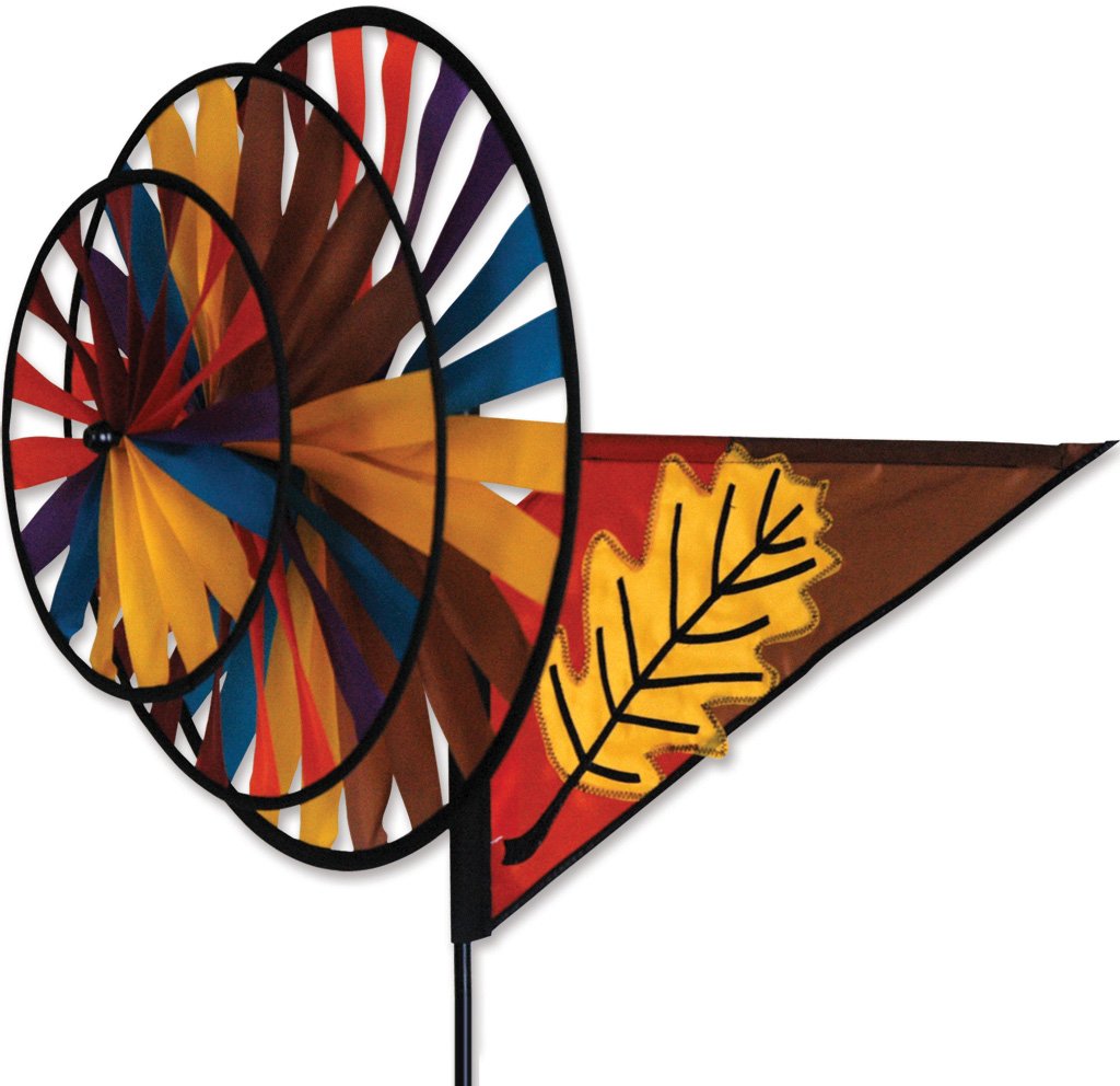 Premier Kites 25315 Triple Spinner, Fall Leaf, 33 by 27-Inch