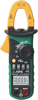 KPS-PA430 Digital Mini Clamp Meter AC/DC Current 400A, AC/CD Voltage 600V, Resistance, Capacity, Duty Cycle 4000 Counts