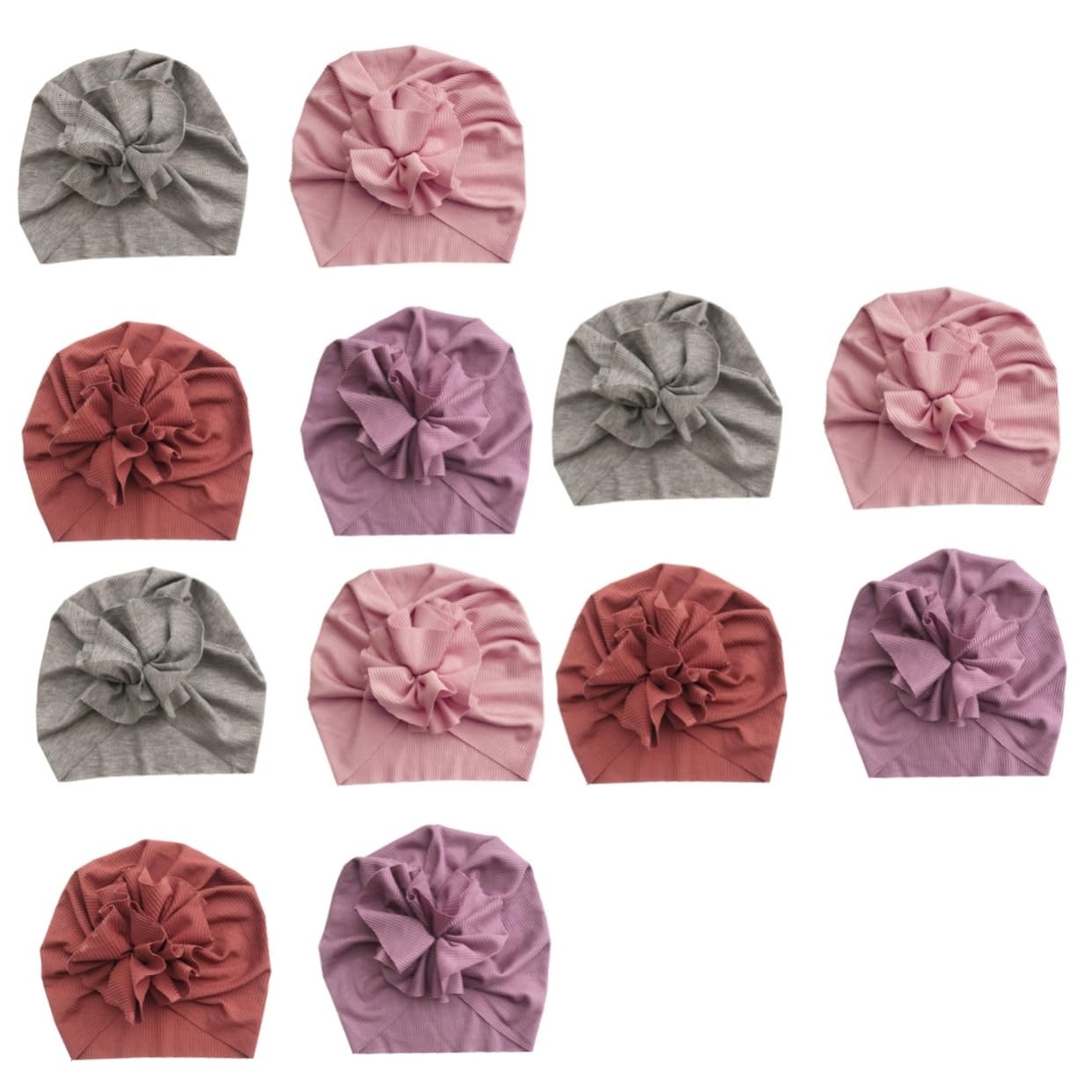 Gorra De Flor De Bebe Diadema para Niños Sombrero Anudado Recién Nacido Gorro Bebe Recien Nacido Gorritos Bebé Recién o Gorro De Bebé De Hilo De