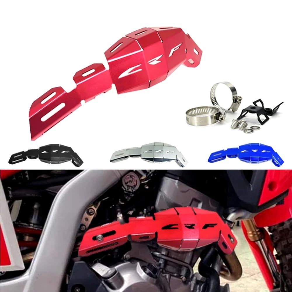 Pasuje do motocykla Honda CRF300L CRF 300 L Akcesoria Power Shield Osłona rury wydechowej Osłona termiczna Ochraniacz(Orange A)