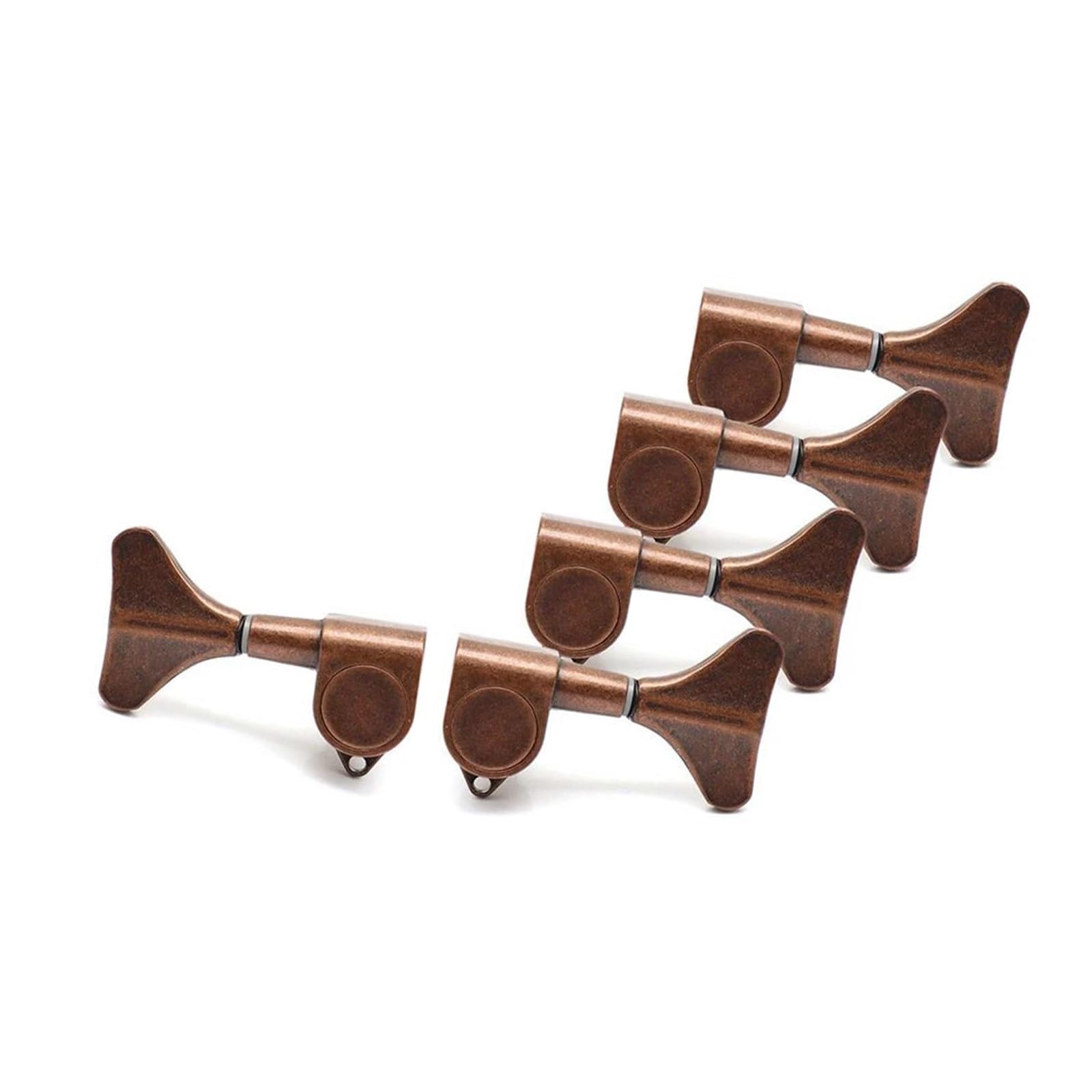 4L1R/4R1L 5strunowy Tuner Basowy Profesjonalne Akcesoria Gitarowe Profesjonalne Kołki Do Strojenia Gitary(4R1L Red Copper)