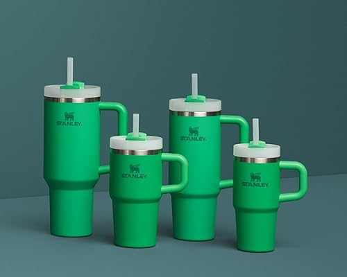 Miniatura 88 de STANLEY Quencher H2.0 Vaso Térmico con asa y pajilla, 64 onzas, tapa Flowstate de 3 posiciones, gran capacidad para viajes y deportes, vaso de acero