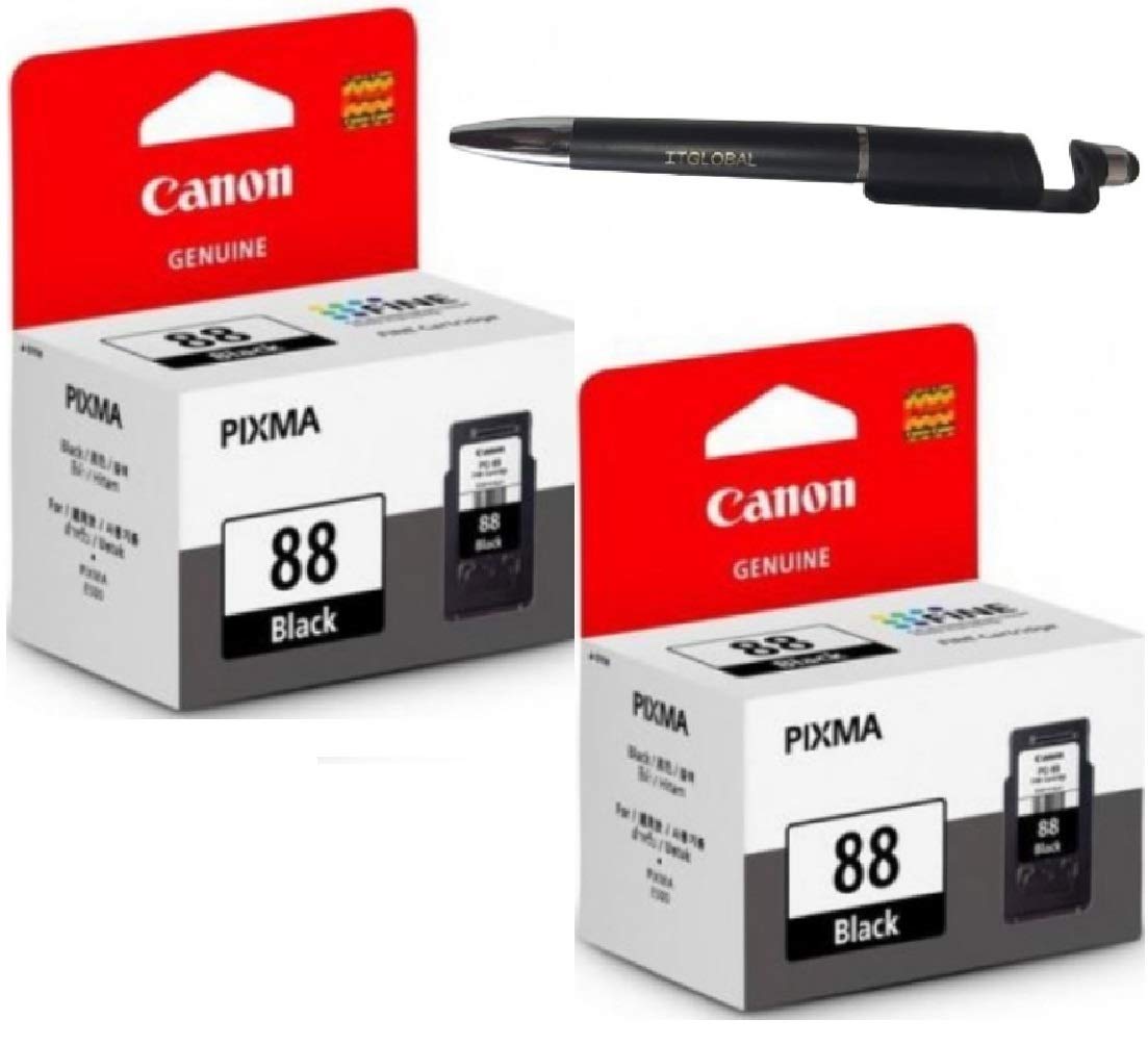 See full amazon price history chart for Canon PG 88 Ink Cartridge Twin - 2 Pcs E500 E510 E600 E610 with ITGLOBAL 3in1 Multi-Function Mobile Phone Stand Stylus Pen Anti-Metal Texture Rotating Ballpoint Pen Canon PG 88 Ink Cartridge Twin - 2 Pcs E500 E510 E600 E610 with ITGLOBAL 3in1 Multi-Function Mobile Phone Stand Stylus Pen Anti-Metal Texture Rotating Ballpoint Pen (B081F95RZS) Amazon Price History, Amazon Price Tracker