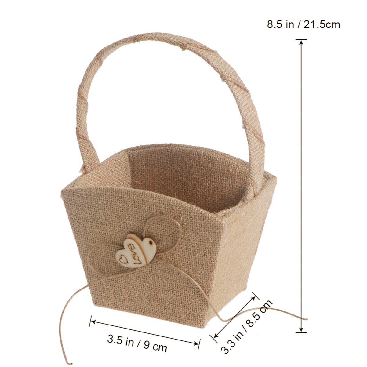 Ciieeo 2st Aufbewahrungskörbe Aus Weidengeflecht Mit Deckel Hessischer Blumenmädchenkorb Geschenkkorb Zur Hochzeit Blumenkorb Für Kleiner Korb Mit Henkel SEPE Braut Hölzern Rattan
