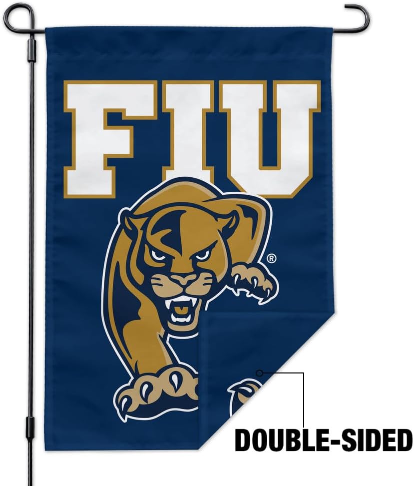 Florida International University Primary Logo Garden Yard Flag