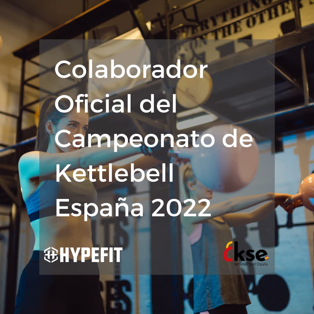 HYPEFIT Kettlebell de Competición de 4 Kg a 32 Kg | Pesa Rusa Kettlebell | Ideal para Entrenamiento Funcional | Pesas para Crossfit - Entrenamientos de Fuerza Musculatura y Core