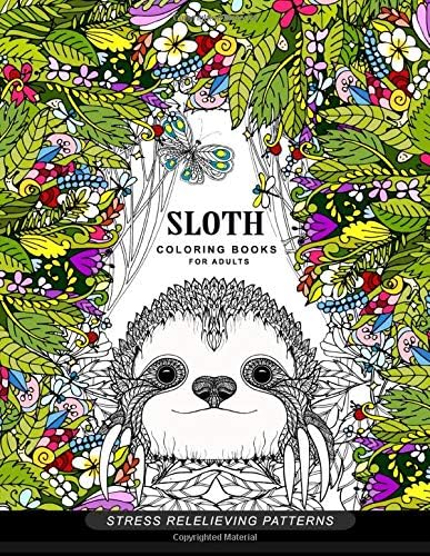 Sloth Coloring Book for Adults: (Animal Coloring Books for Adults)