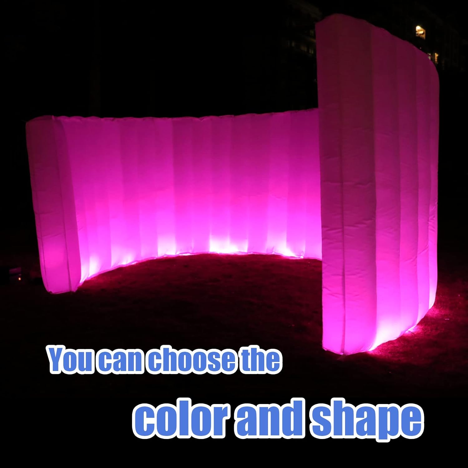 Inflatable Photo Booth Spiral(White,10 * 8.85 * 5ft/7ft), Staelea Led Light Strip（16 Color Changes） Inflatable Photo Booth Wall with Blower for Weddings Event Advertising Display