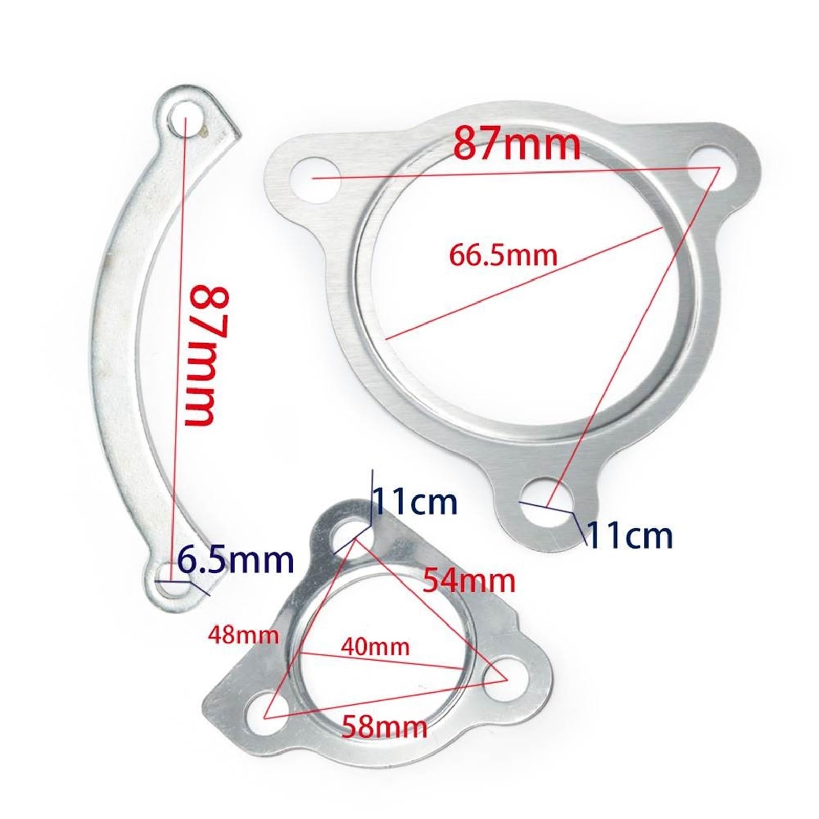 KKK K03 Turbocompressore Turbo Charger Guarnizione completa e riparazione bulloni/Kit ricostruito EP-CGQ139HT