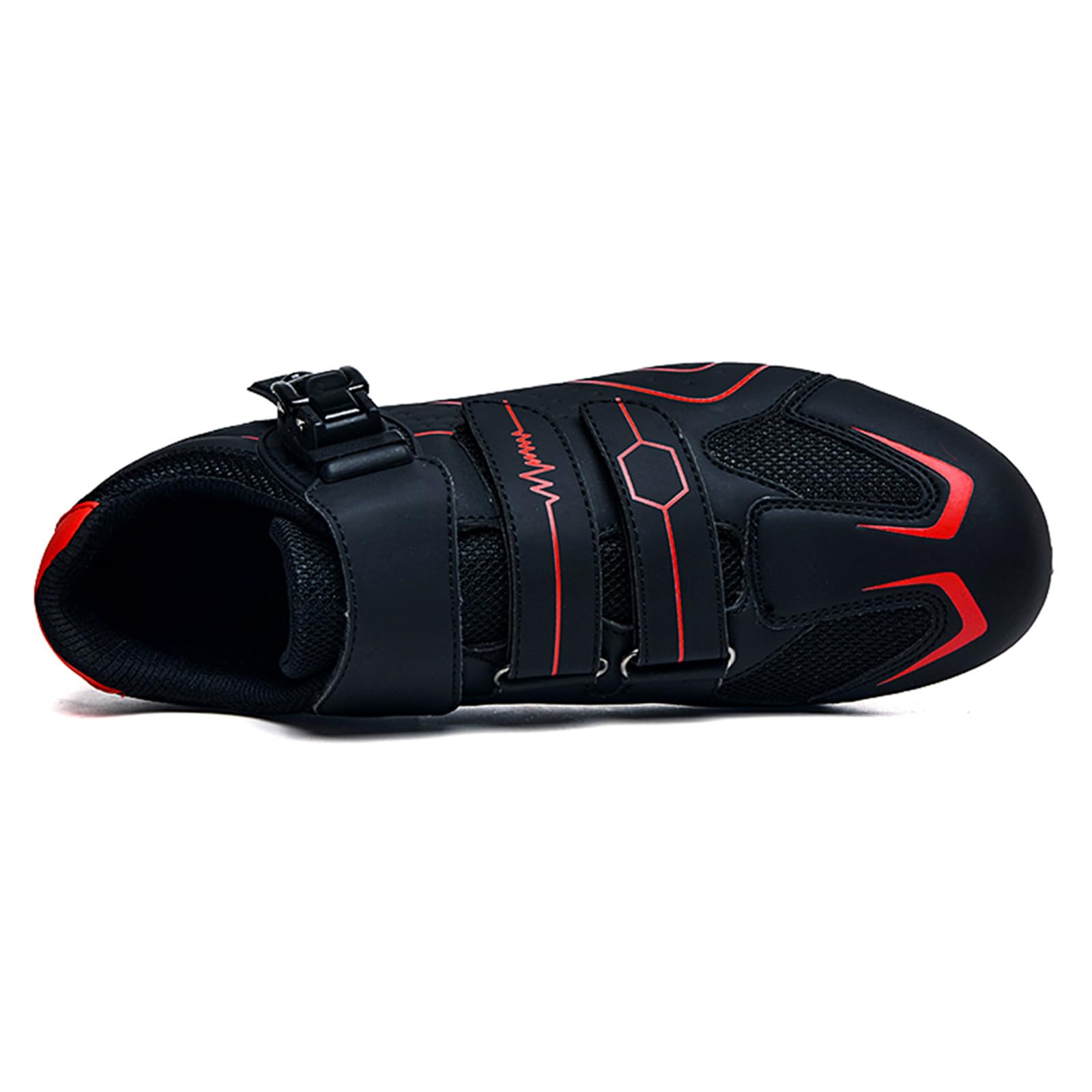 Scarpe ciclistiche MTB Maschile Scarpe per Mountain Bike compatibili con tacchette SPD a 2 bulloni Scarpe da Ciclismo da Corsa all'aperto Interno con Fibbia Veloce