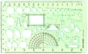 Amazon.com: Labstandard Multi-Purpose Template Ruler for Workers ...