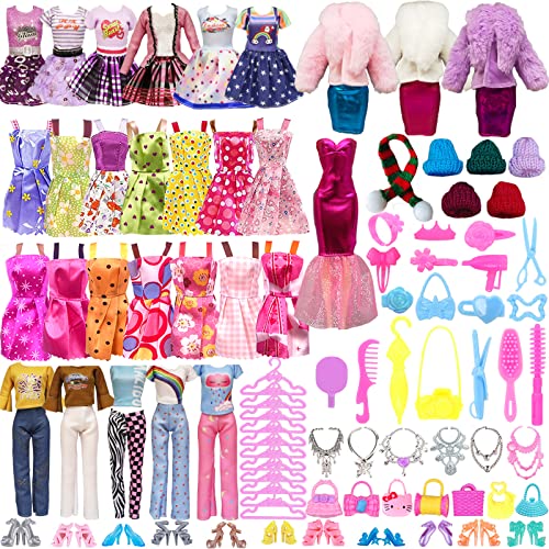 Perchas Ropa Muñecas Barbie Marca Xerteam