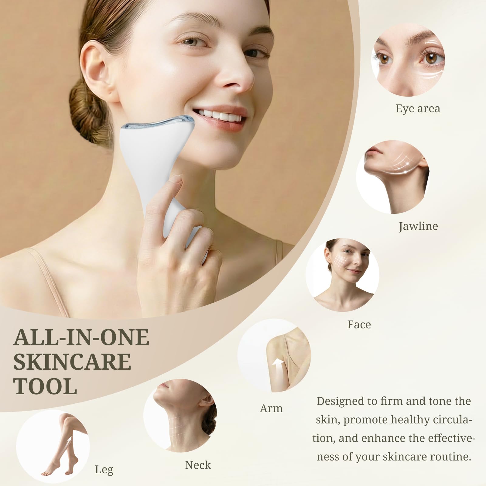 PELCAS Gesichtsmassagegerät Gegen Falten, EMS Gua Sha Elektrisch mit 43°C Wärme & 3 LED Modi, Anti-Aging V Shape Ergonomischer Face Massager mit Ladestation für Doppelkinn Entferner & Hautstraffung