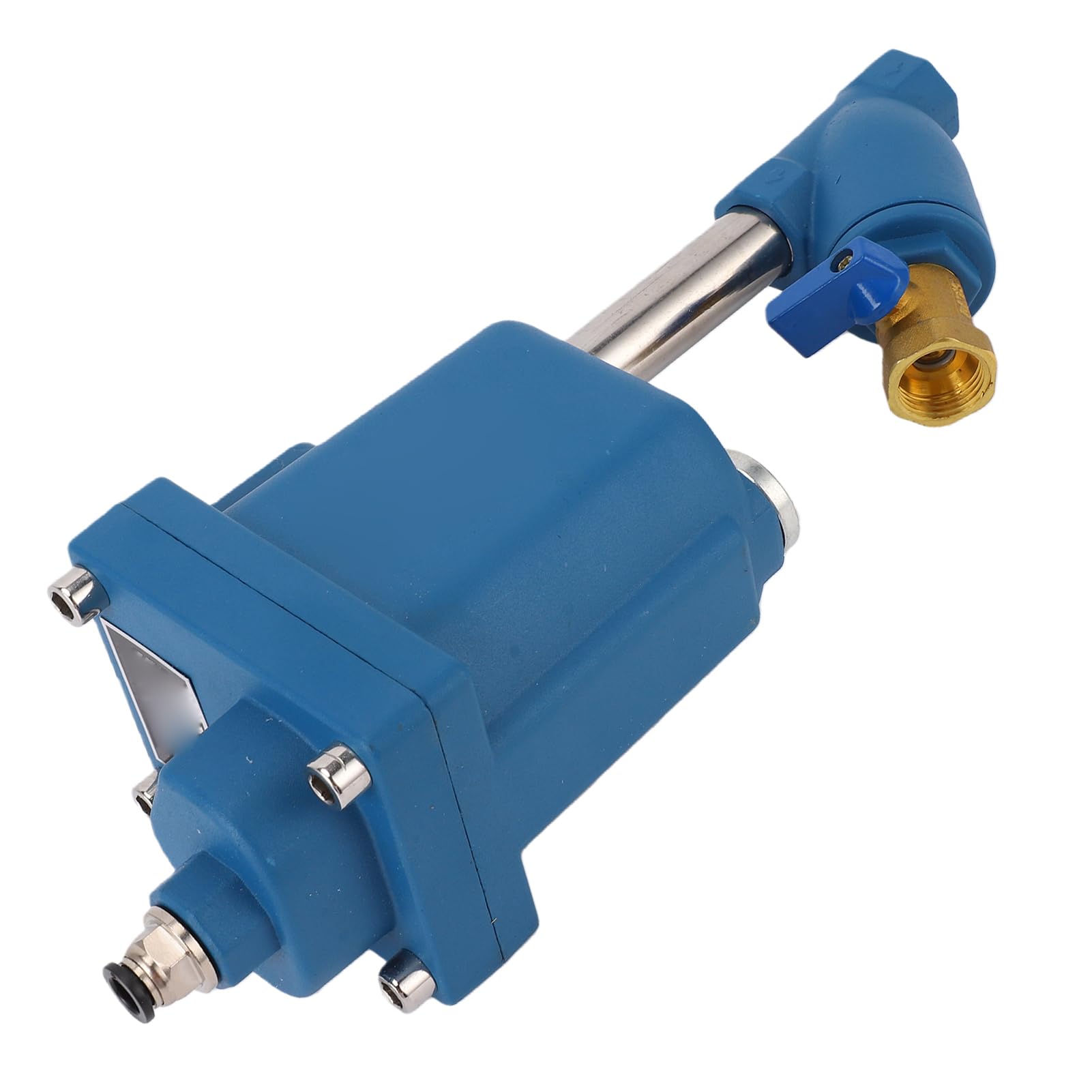 Gonetre Válvula de descarga automática para compresor de aire, válvula de drenaje automático con entrada de rosca de 1/2 pulgadas y filtro de doble capa para secador de tanque de almacenamiento de