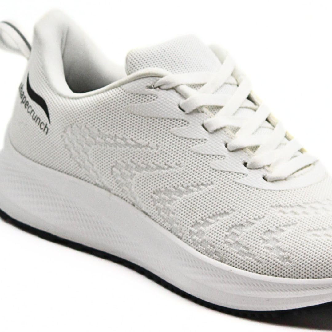 SHAPECRUNCH Zapatos de soporte de arco con plantillas acolchadas suaves para hombre para caminar y correr, cómodos y elegantes