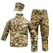 Kids USMC 3 pc Woodland Camo United States Marine Corps Uniform (Medium 10-12)