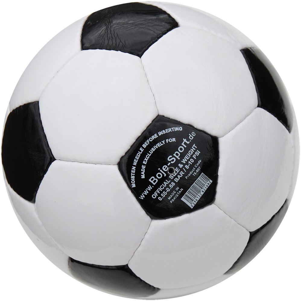 Ballpaket 10er Set - Fußball klassisch - Farbe: schwarz/weiß, Größe 5 - ohne Werbeaufdruck