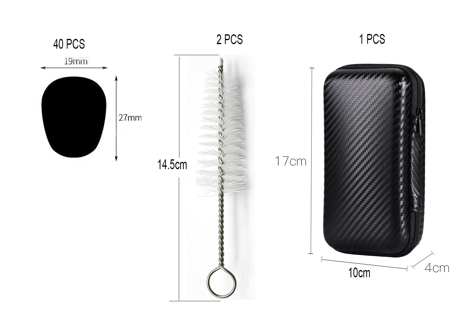 40Pcs 0.8mm clarinet mouthpiece pad?clarinet mouthpiece patch?alto sax mouthpiece pads?saxophone mouthpiece cushions?saxophone mouthpiece pads?clarinet pads