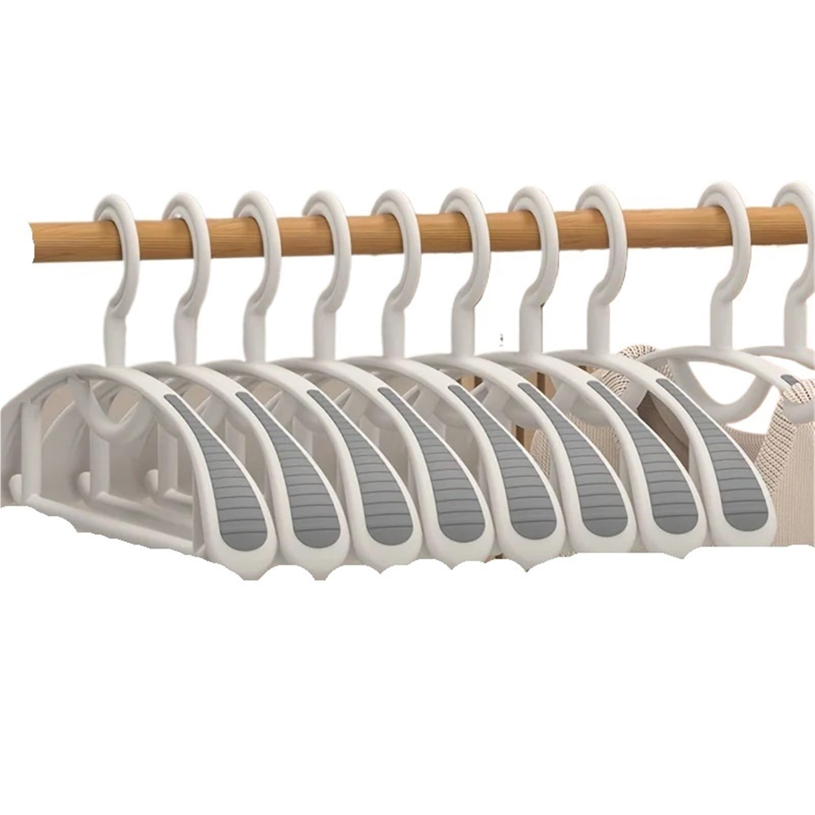 Clothes Hangers Household Non-slip Hanger, Thick And Wide Shoulder Plastic Drying Rack, Used To Hang Clothes