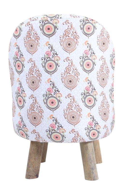 Image of Ottoman Kids pouffe Small Stool for Baby Chair Study Table Stool for Kids Room Baby Sofa Stepstool Children Cartoon Wooden Chair, 14x26 Inch, More Pankh