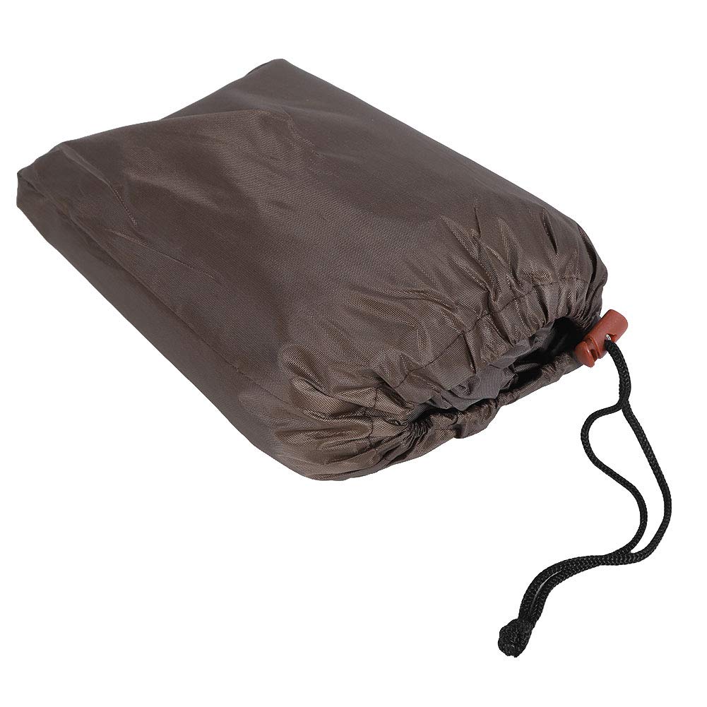 Bolsa de hojas de tractor de gran capacidad para exteriores, bolsa de recolección de residuos de jardín resistente para limpieza de jardines de tractores de césped, tela Oxford,