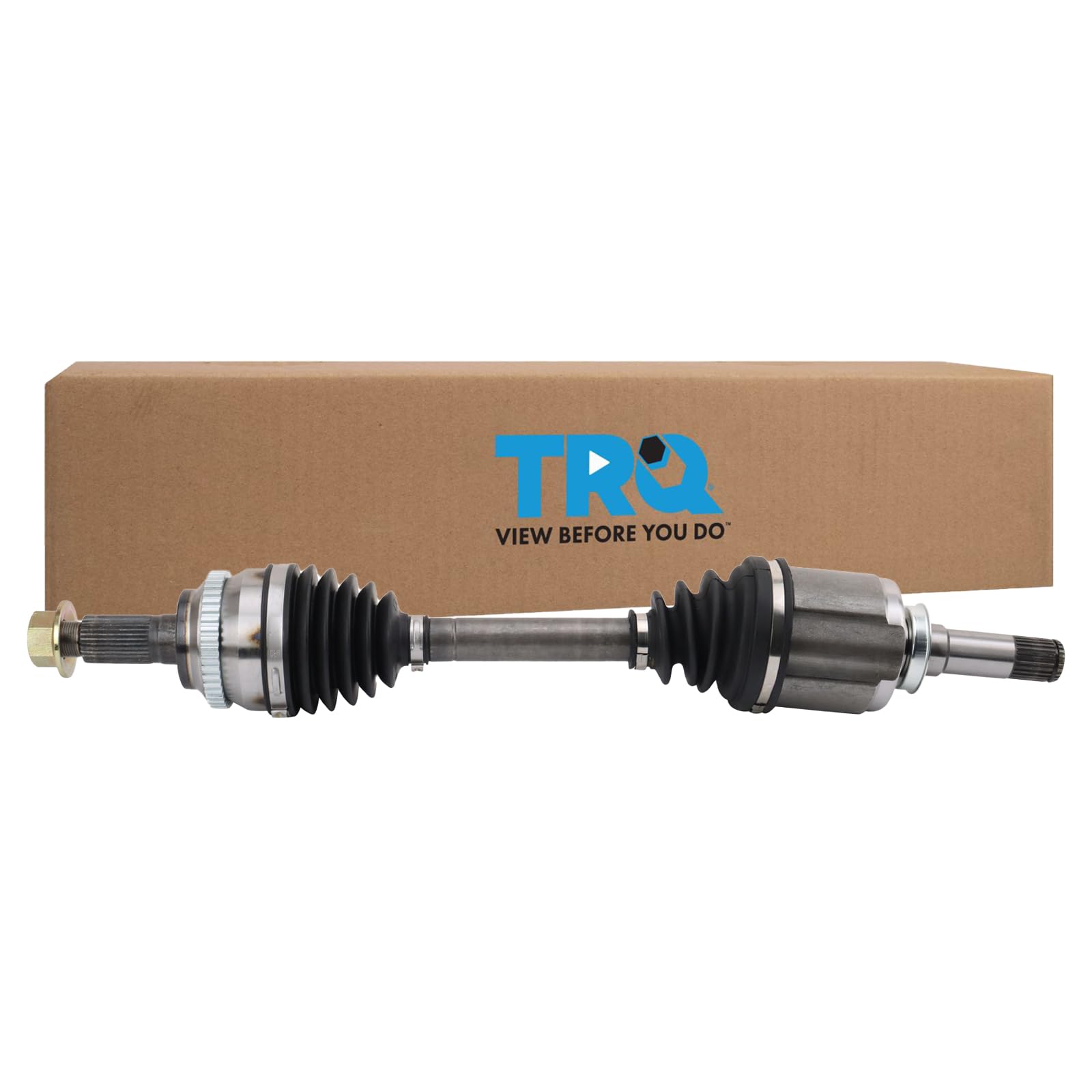 TRQ Front Left CV Axle Shaft Assembly Drivers Side Compatible with 2007-2014 Ford Edge 2007-2015 Lincoln MKX