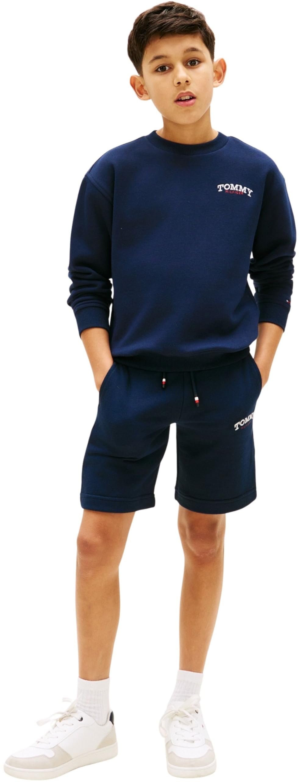 Tommy Hilfiger Jungen Shorts Monotype Graphic Sweatshort Kb0kb10242