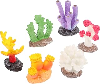 POPETPOP Mariposas Decorativas Para Pared Decorações De Aquário Decorativas Ornamentos De Aquário 6Pcs Decoração De Aquário De Mesa Para Cafés Escritórios Em Casa Acessórios Para Aquário